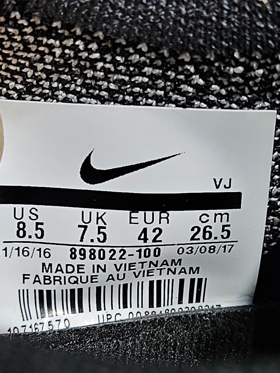 나이키 에어 삭 레이서 울트라 플라이니트 블랙 남성 265 런닝화 스니커 상품이미지10