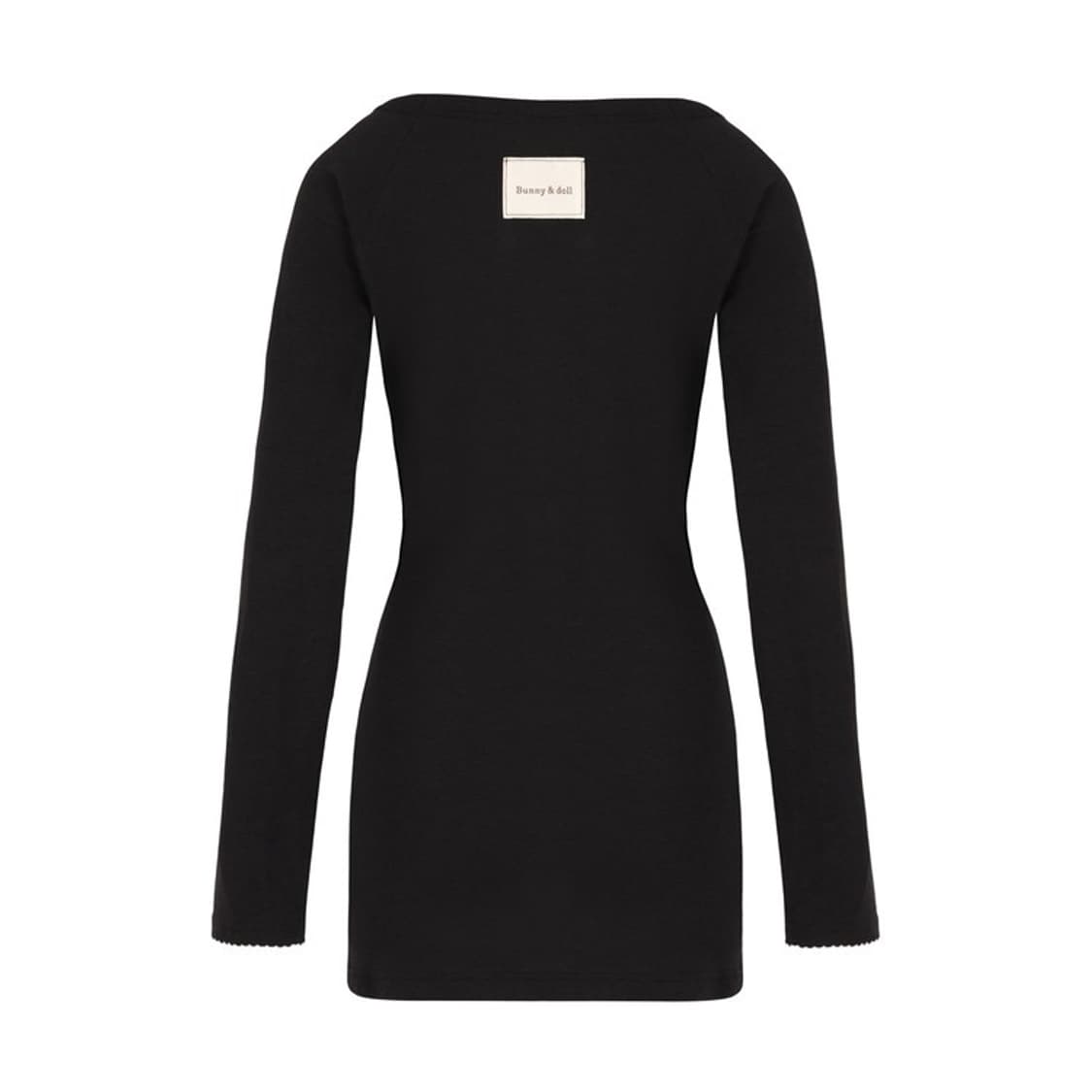 Bunny&doll New See-through T (Black) 상품이미지3