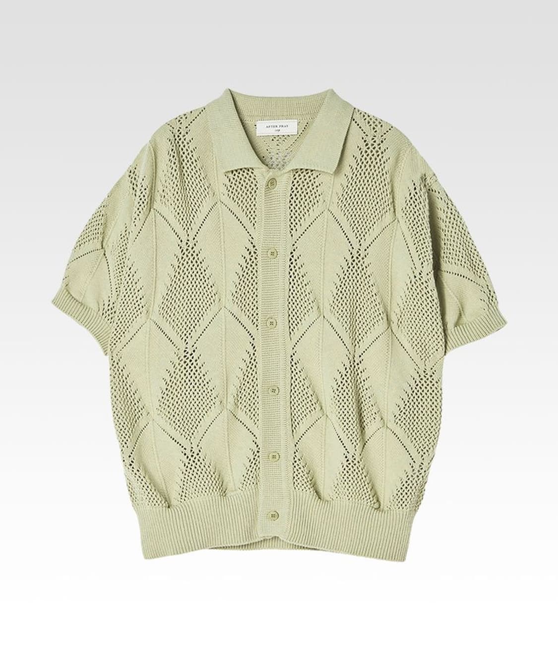 애프터프레이 리프 크로쉐 하프 가디건 아보카도 m 상품이미지1