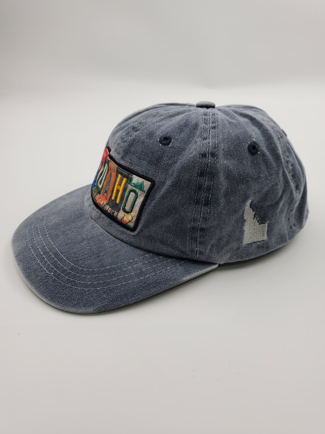 빈티지 idaho 로고 데님 워싱 볼캡 모자 상품이미지2