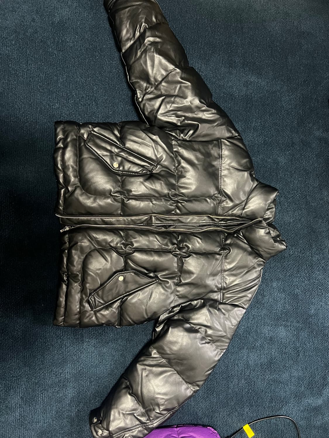 비바스튜디오 LEATHER PUFFER 패딩 상품이미지1