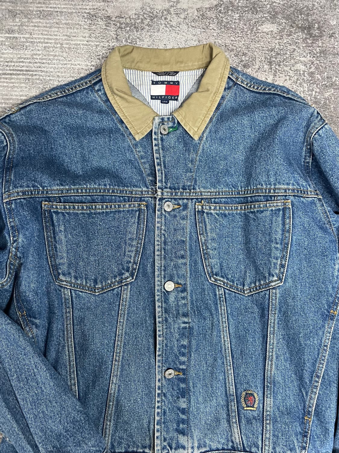 90s vintage TOMMY HILFIGER 트러커 상품이미지4