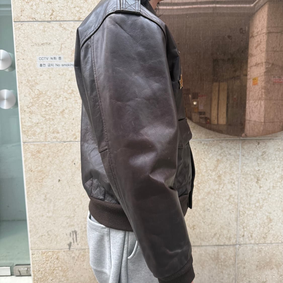 빈티지 리얼레더 A-2 자켓 상품이미지4