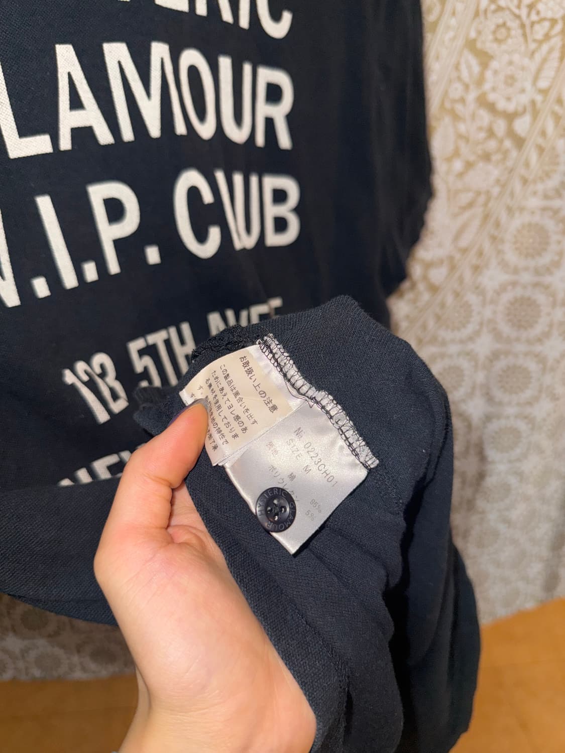 히스테릭 글래머 프린팅 반팔 카라티 상품이미지6