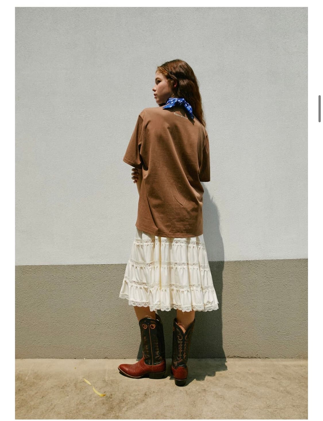 그린버터 셔링 레이스 슬립 드레스 상품이미지1