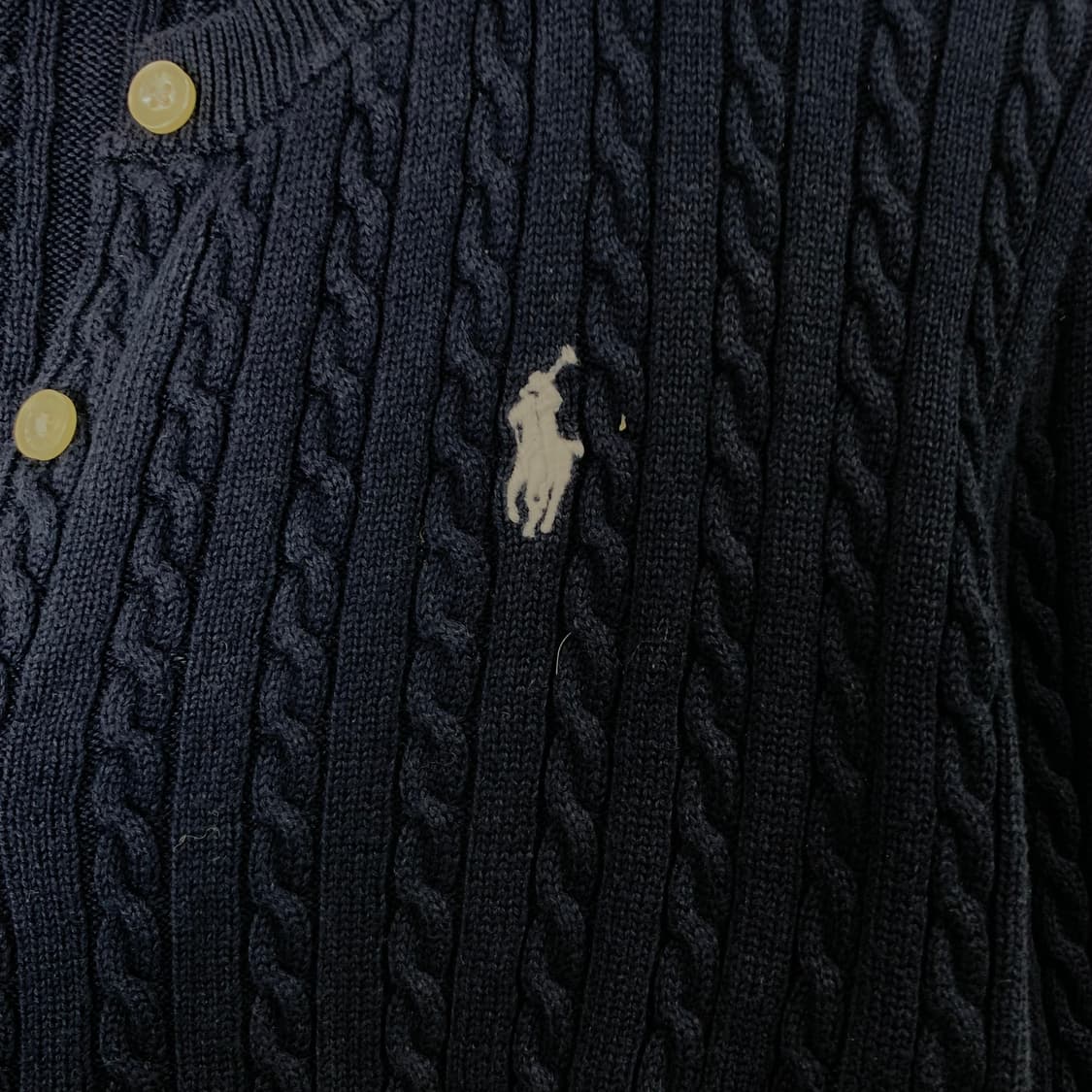 폴로 랄프로렌 꽈배기 케이블 니트 가디건 상품이미지3
