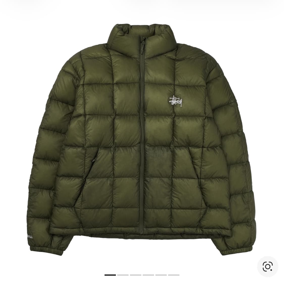 스투시 미드웨이트 푸퍼 패딩 올리브 XL 상품이미지1