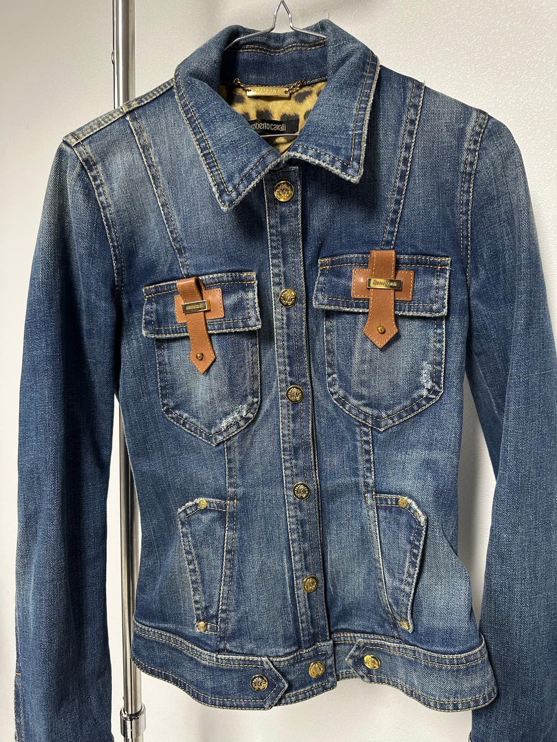 로베르토 카발리 데님 자켓 상품이미지3