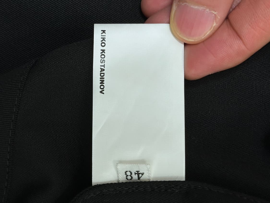 [48] 키코 코스타디노브 KK jacket 10 크로우 블랙 상품이미지4