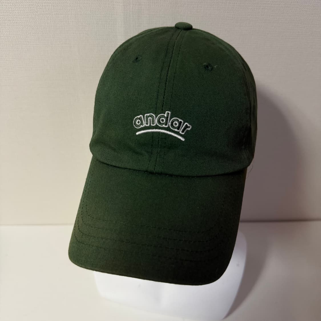 안다르 로고 그린 볼캡 상품이미지2