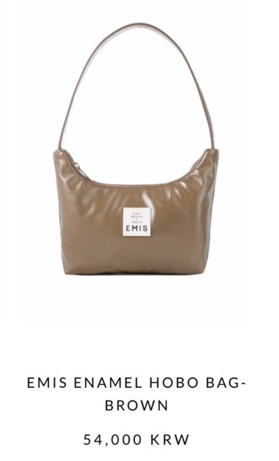 이미스 에나멜 호보백 상품이미지1