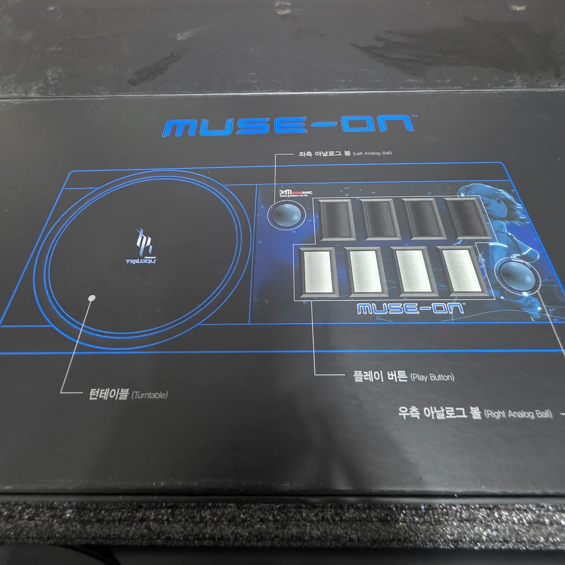 DJ MAX 리듬 액션 컨트롤러 뮤즈온  PC게임용 상품이미지2