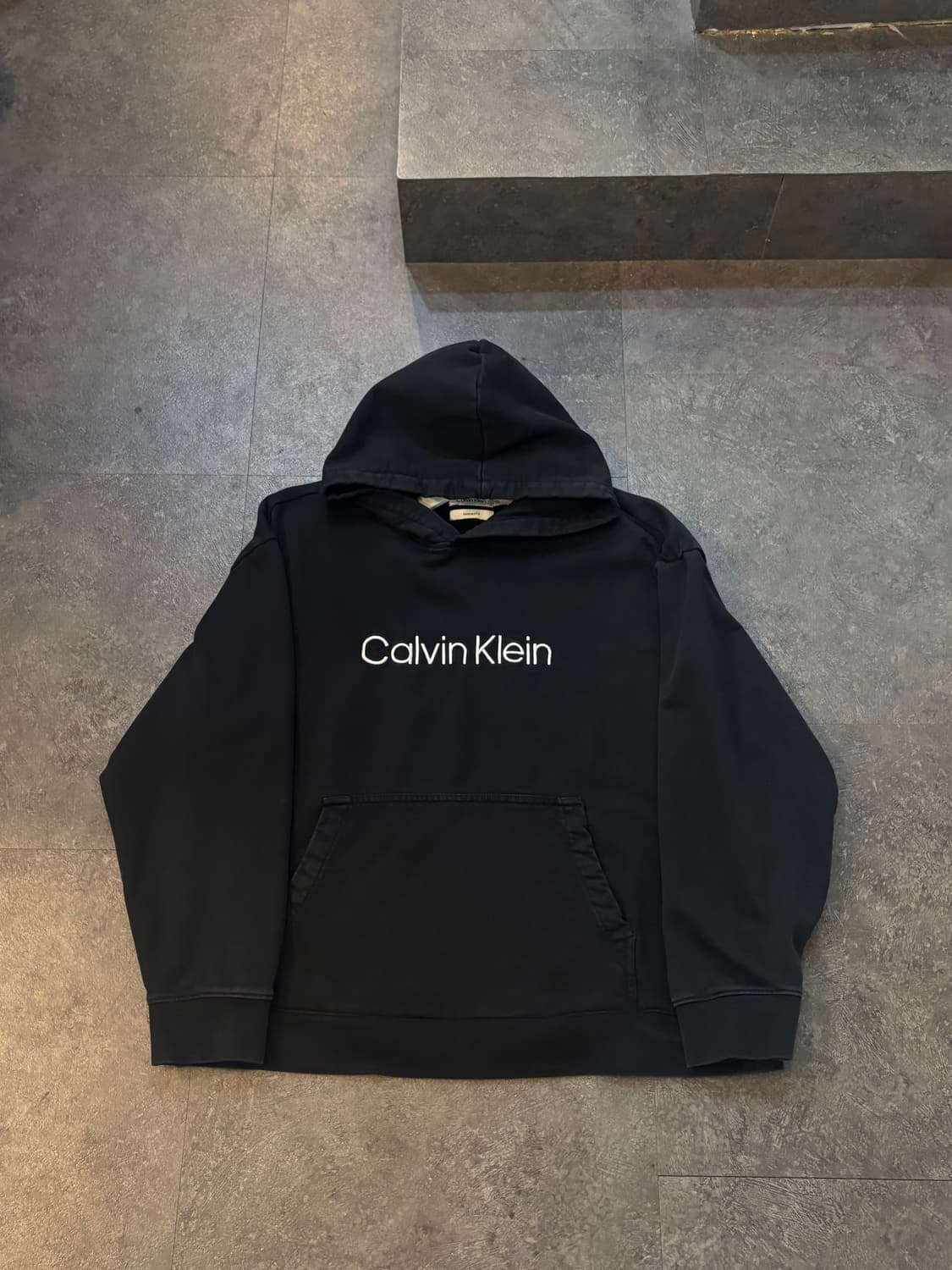 CK 캘빈클라인 후드티 블랙 L사이즈 상품이미지2
