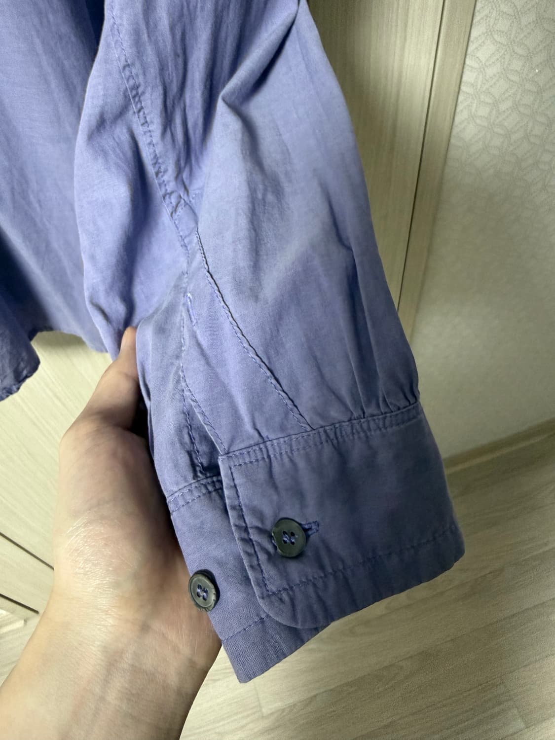 [3]폴리테루 텐코셔츠 워시드블루 초판 상품이미지3