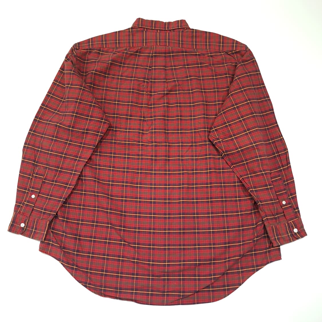 CL612 L 폴로 90s 말레이시아판 빅옥스포드 클래식 타탄체크 레드 상품이미지7