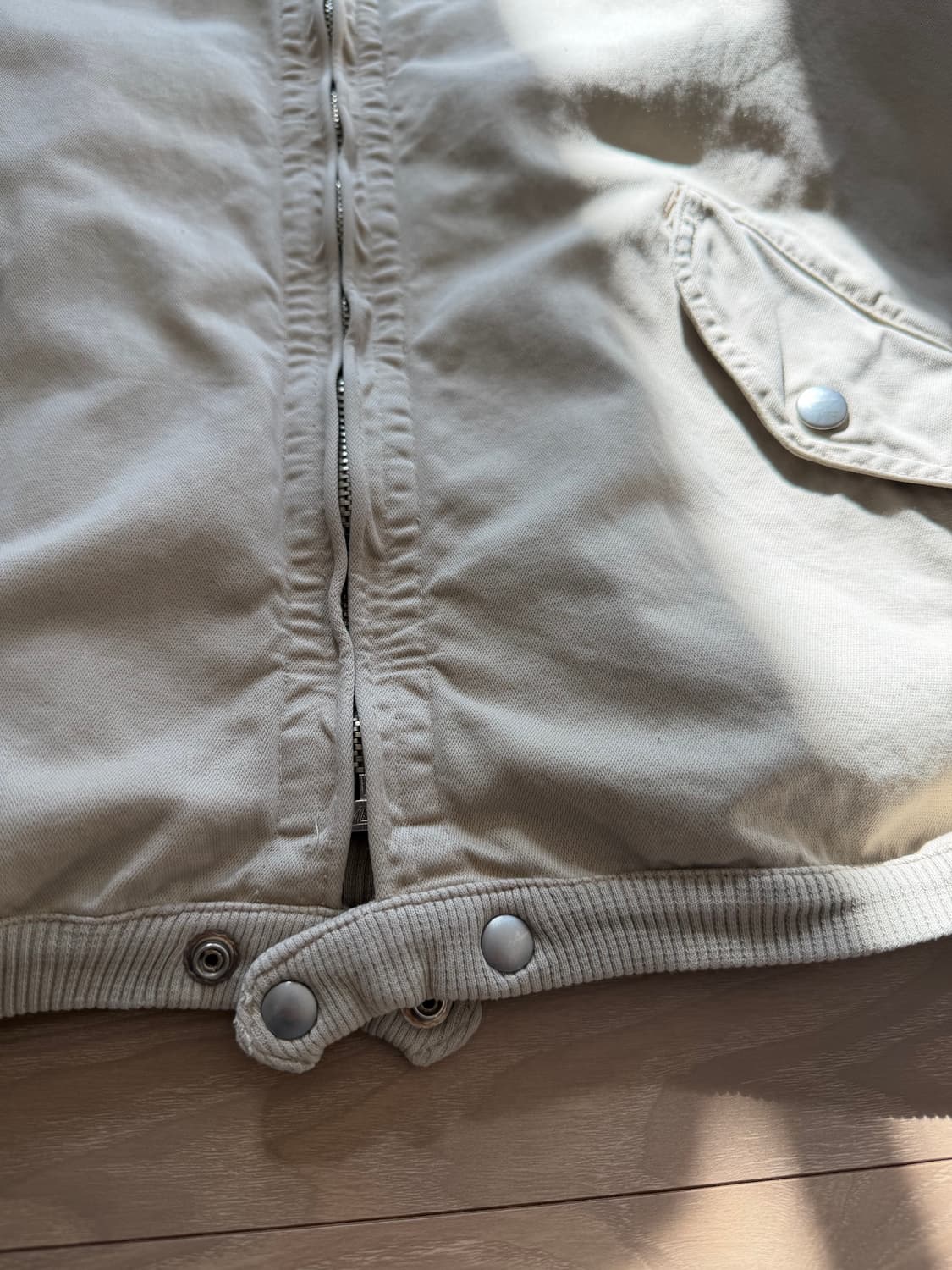 빈티지 아르마니 진스 코튼 봄버 italy made 상품이미지4