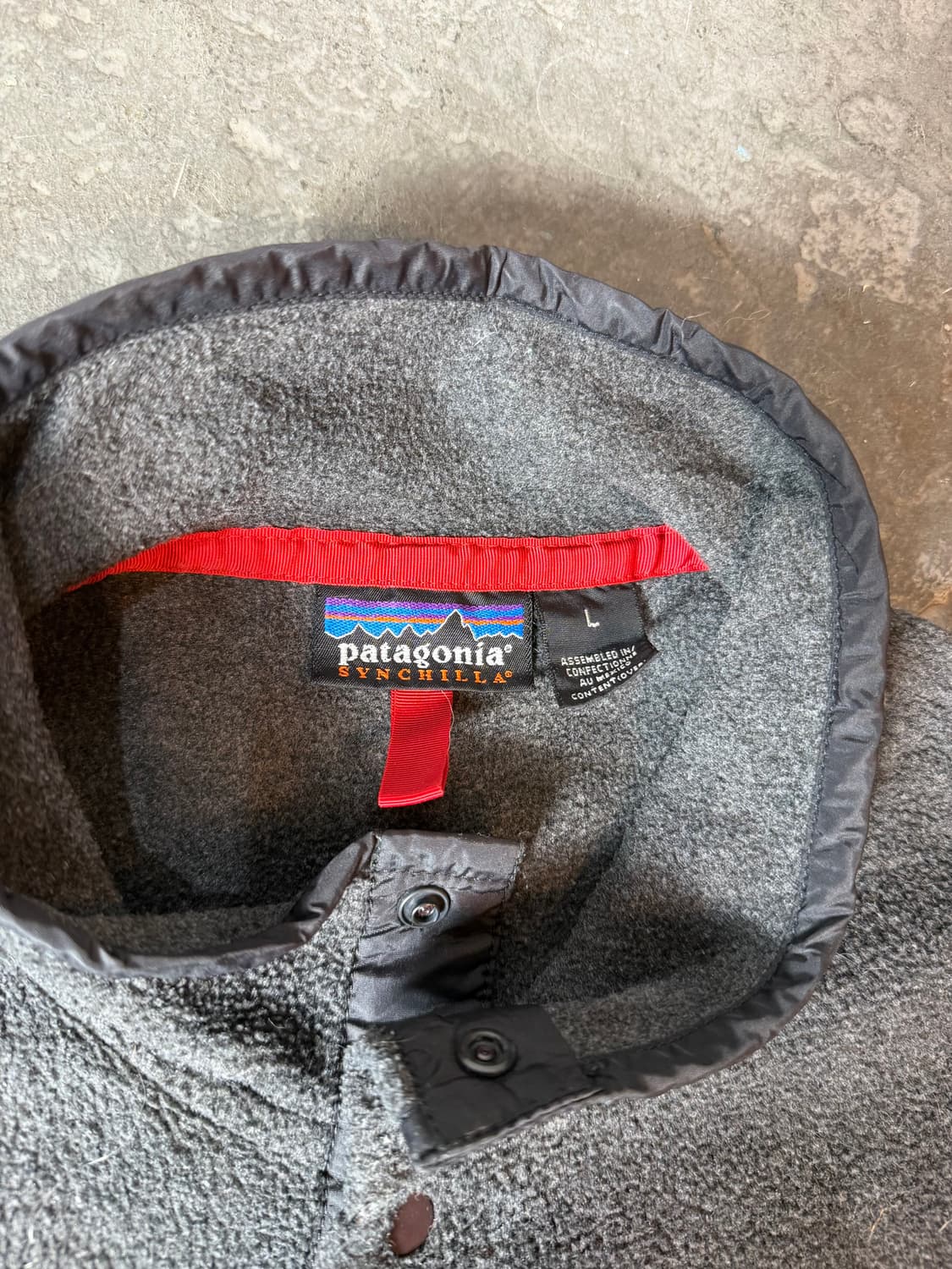 파타고니아 신칠라 다크그레이 L 상품이미지8