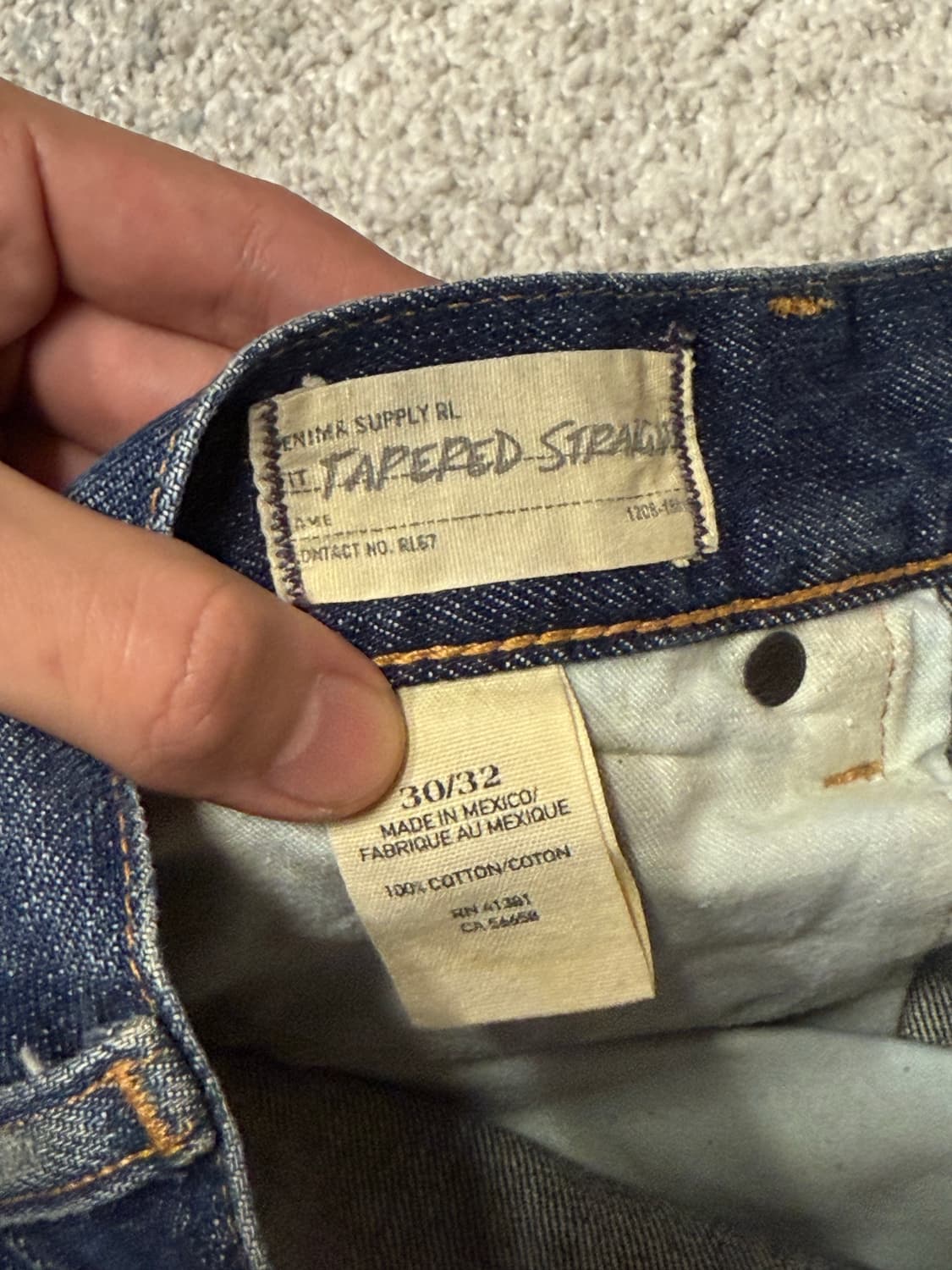 폴로 랄프로렌 데님&서플라이 성조기 포켓 데님 상품이미지4