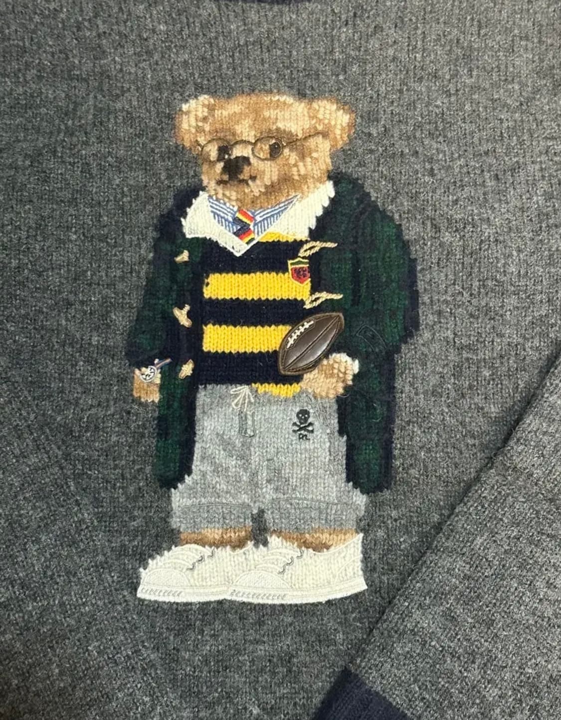 폴로 해리포터 베어 니트 그레이 L 상품이미지2
