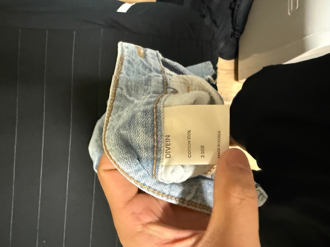 WIDE FLARED JUNKY DENIM PANTS (LIGHT BLU 상품이미지3