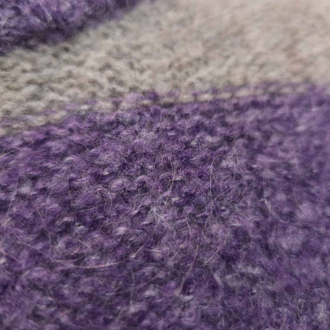 멀티 스트라이프 모헤어 혼방 롱 니트 상품이미지7