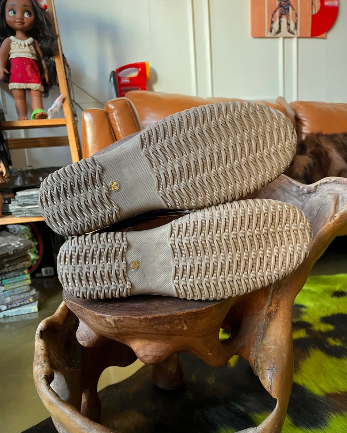 the oasis Japan Brown Leather Fur Worker 상품이미지8