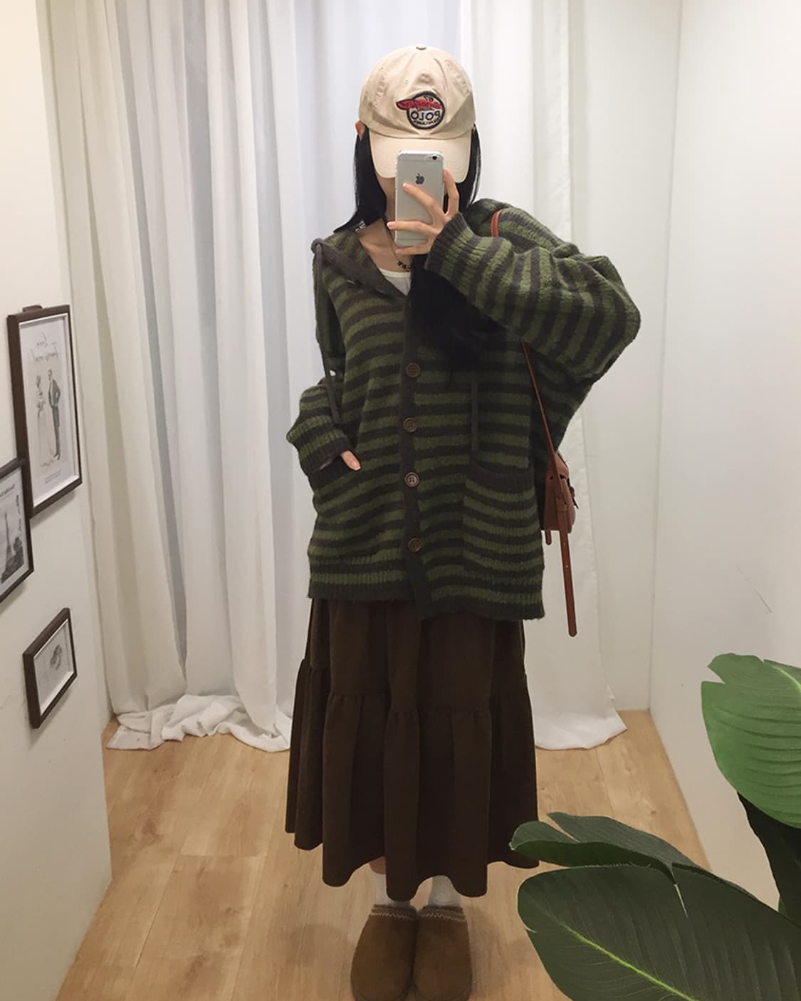 Women Vintage Knit Cardigan XL 상품이미지1