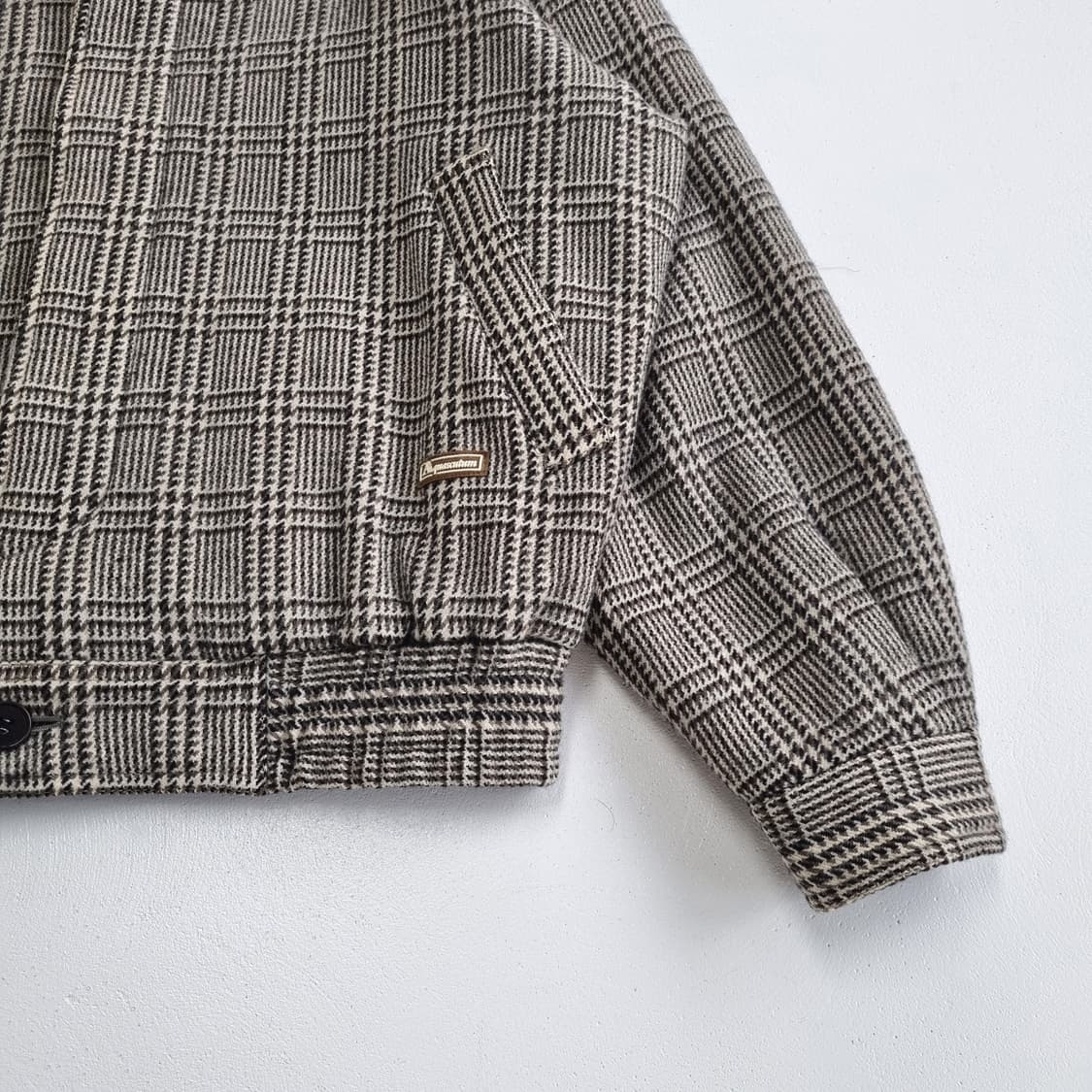 AQUASCUTUM 아쿠아스큐텀 하운드투스 블루종 자켓 - L 상품이미지5