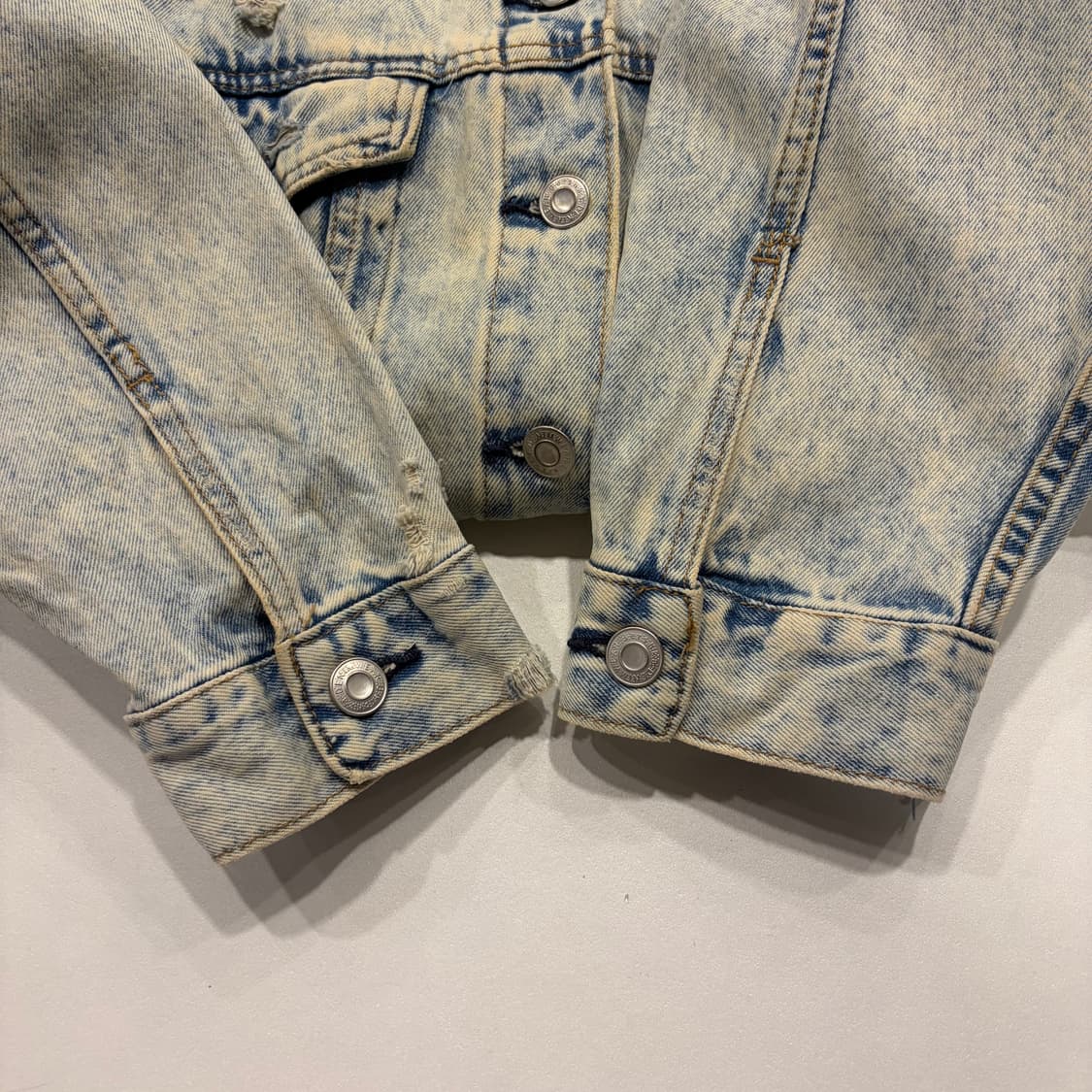 [S] 버쉬카 빈티지 워싱 데님 PARADISE 자켓 B627 상품이미지7