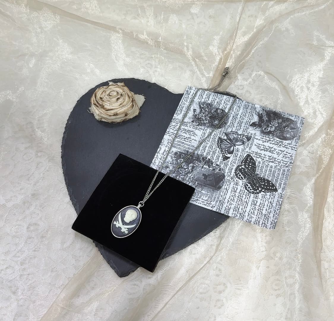 빈티지 해골 쿠바체인 목걸이 상품이미지2