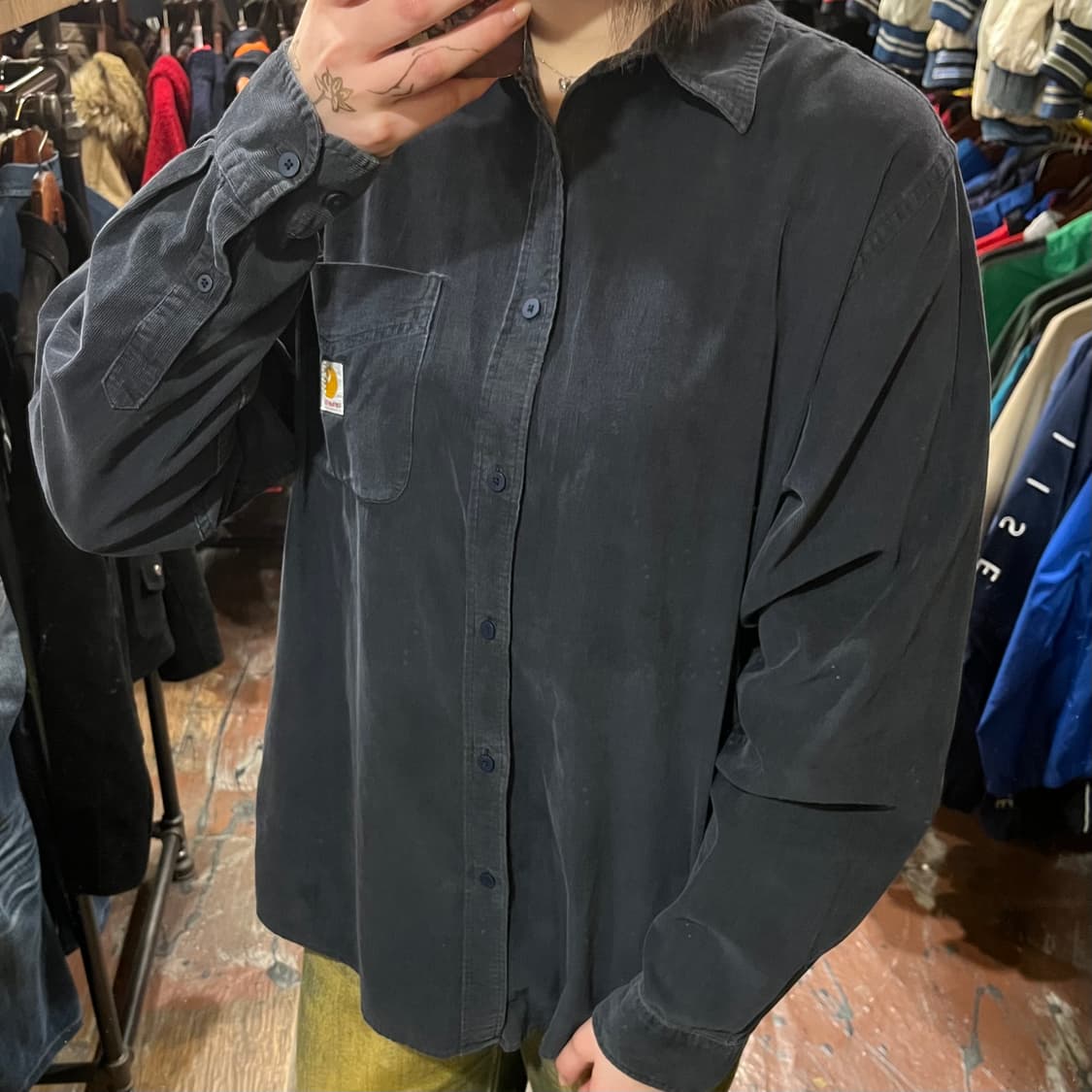 [HI] 칼하트 데님 셔츠 상품이미지4