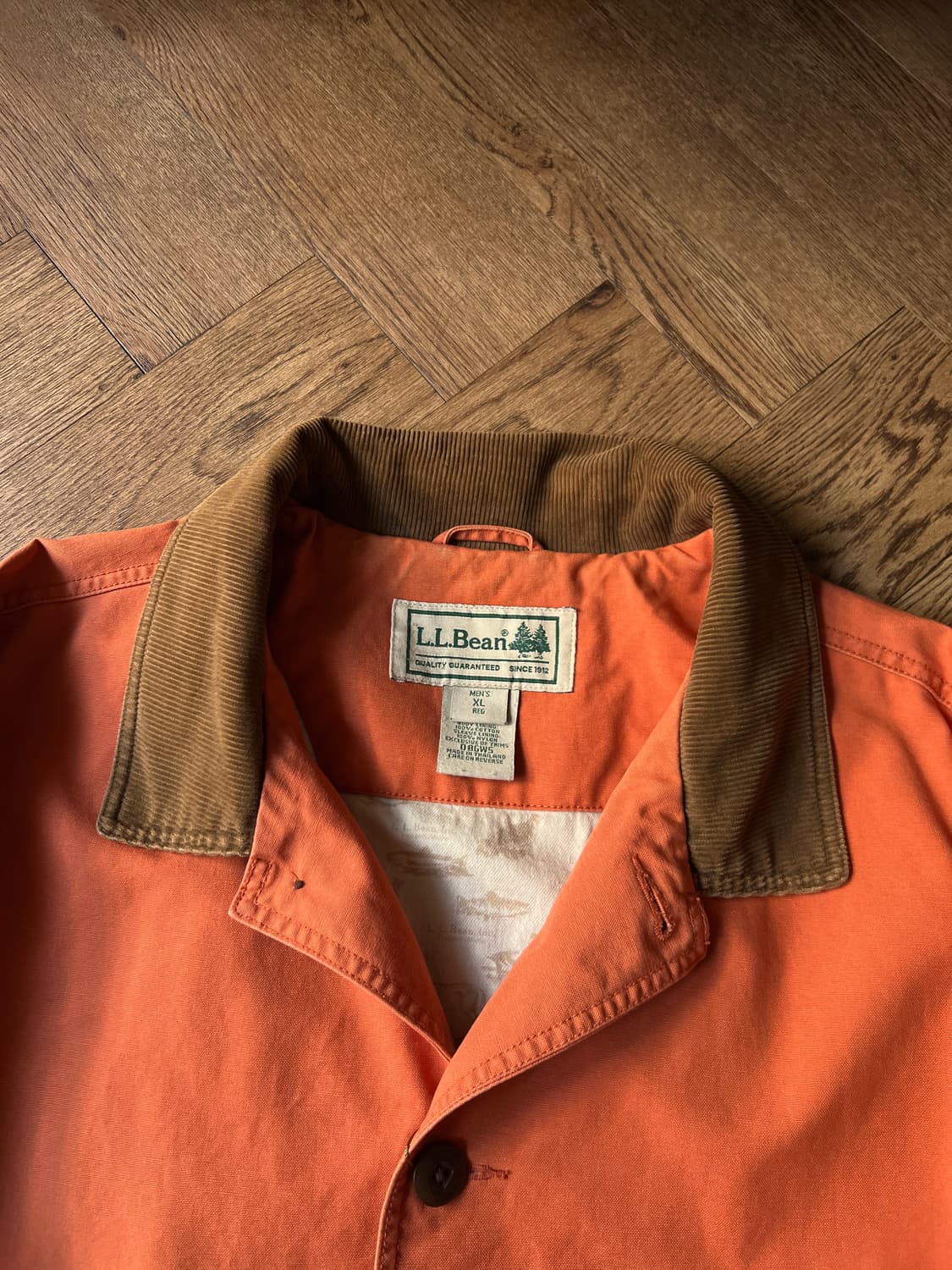 [XL]엘엘빈 USA 파스텔톤 패턴 라이닝 코튼 헌팅 자켓 상품이미지2