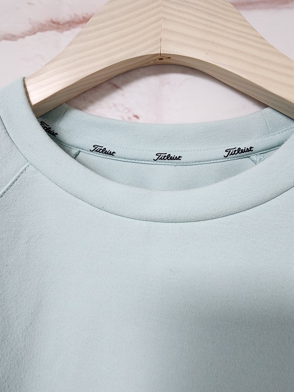 타이틀리스트 민트색 골프 맨투맨 티셔츠 상품이미지9