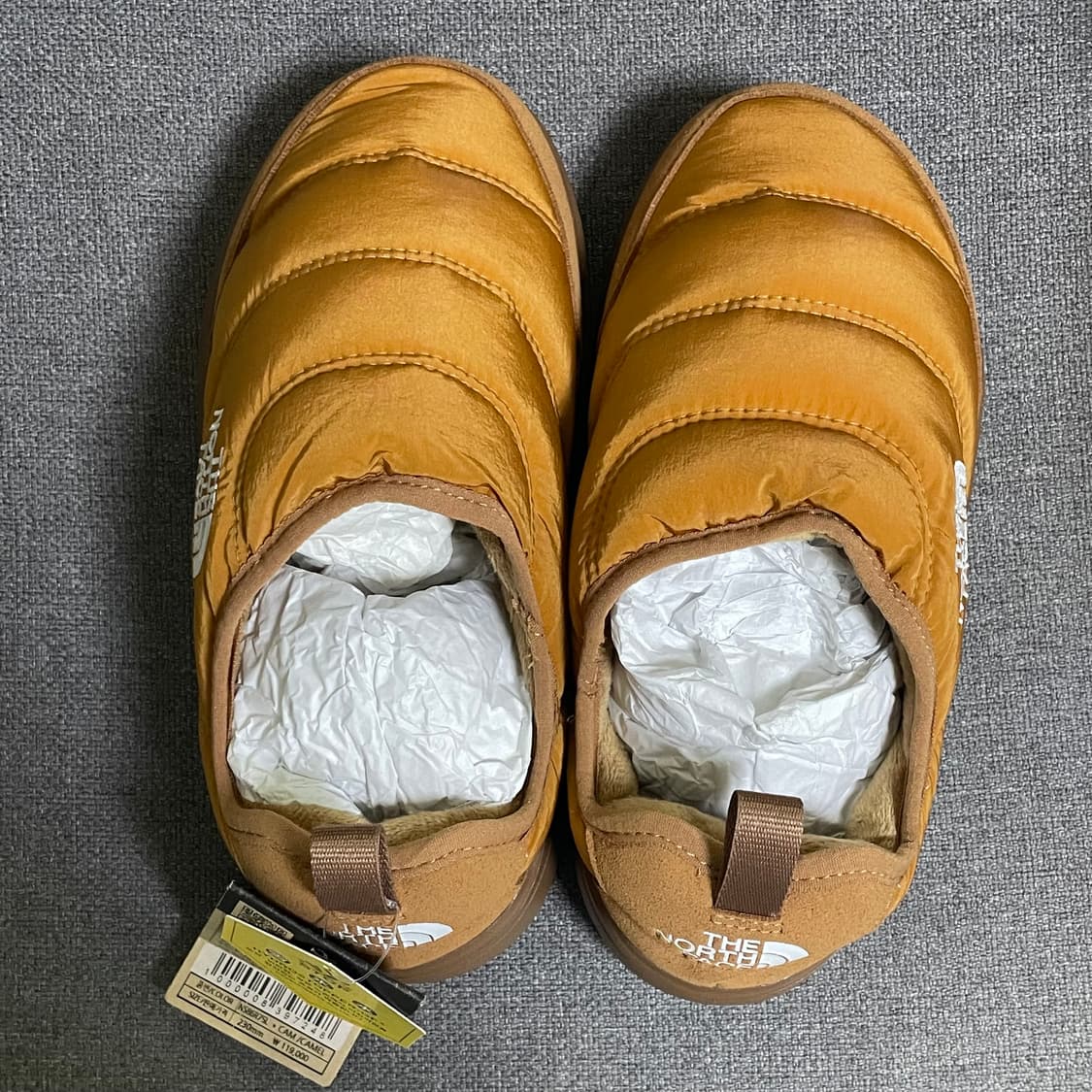 새상품) 노스페이스 패딩부츠 230 카멜 상품이미지2