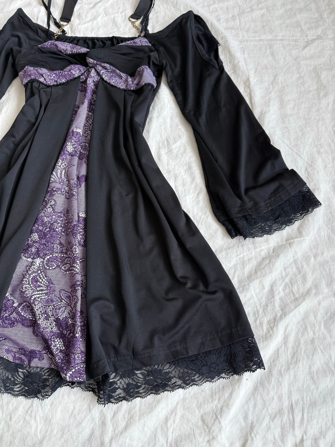 오프숄더 오리엔탈 고딕 원피스 상품이미지5