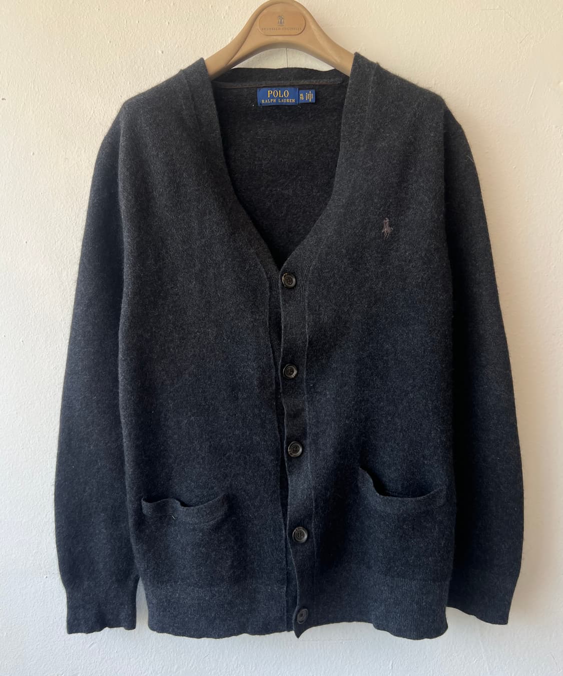 폴로랄프로렌  차콜그레이 브이넥 울가디건
 상품이미지1