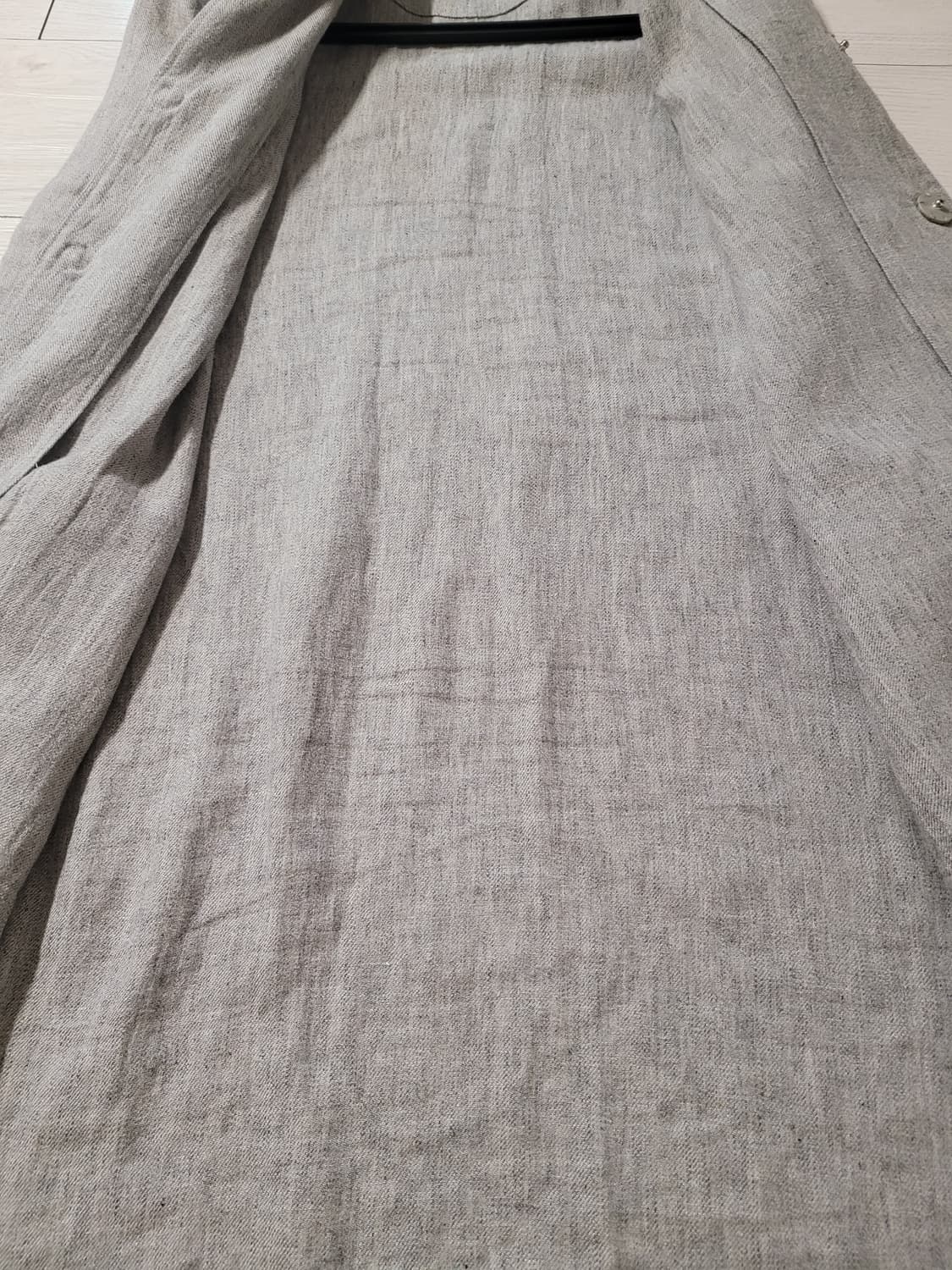 일본) 카반드주카 윙카라 린넨 코트 M 상품이미지5