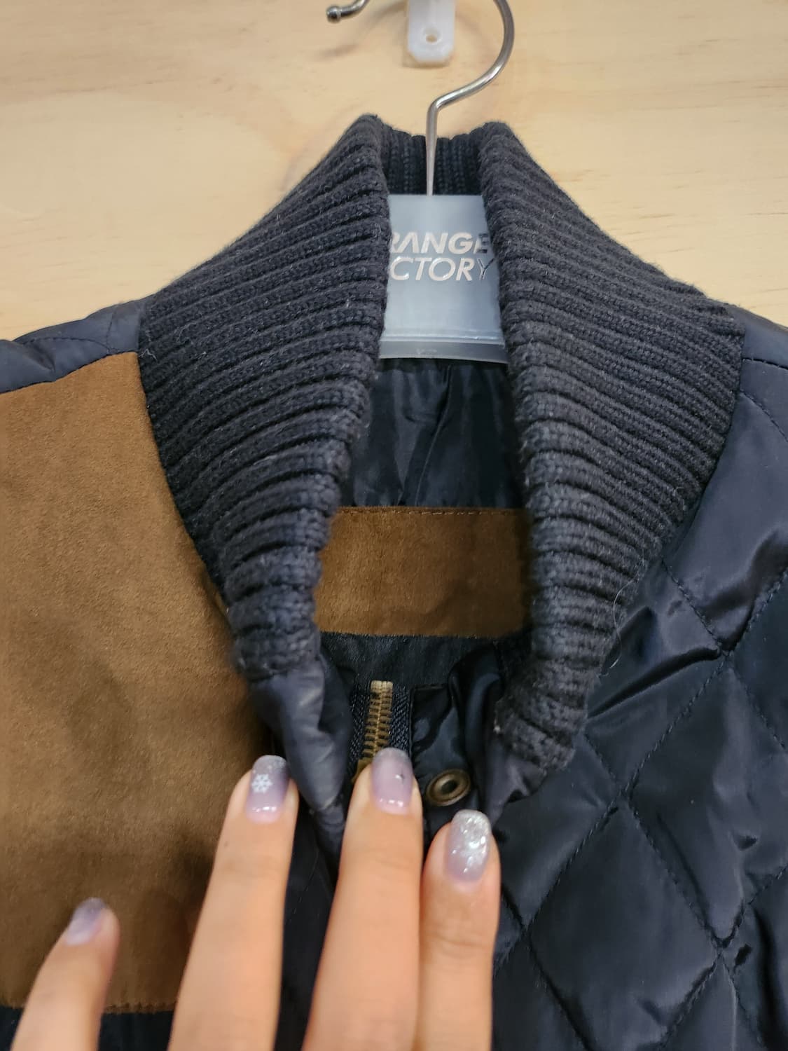 123) 자라 ZARA 퀼팅 배색 조끼 상품이미지2