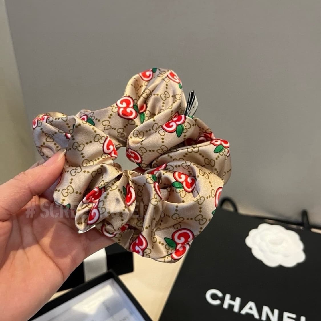 구찌 애플 더블G 헤어슈슈  상품이미지5