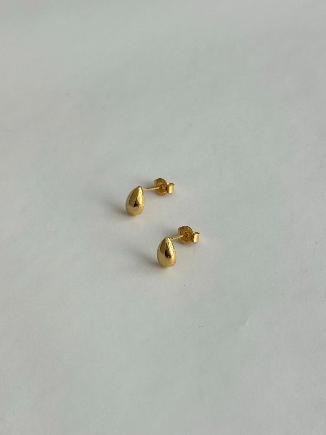 Silver925 은골드 미니에그 귀걸이 상품이미지1