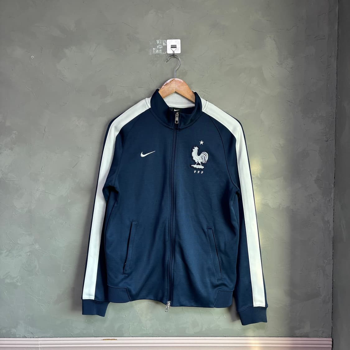 나이키 프랑스 져지 트랙탑 네이비 화이트 상품이미지1