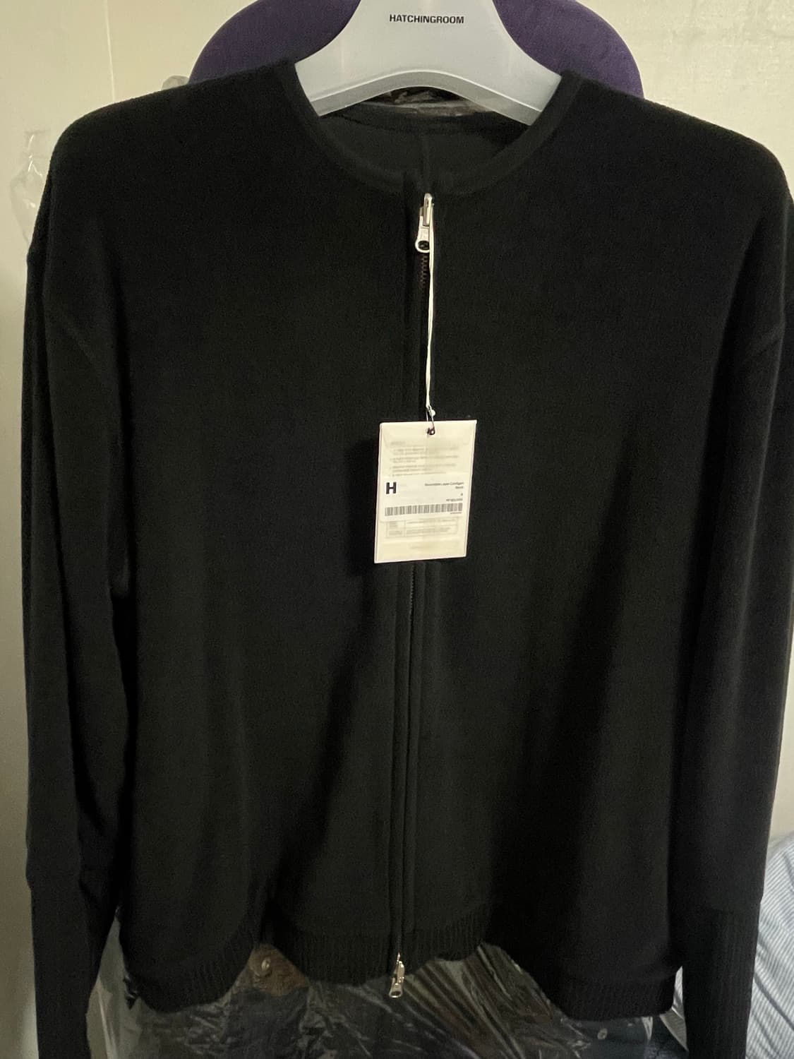 해칭룸 리버시블 가디건 블랙 상품이미지1