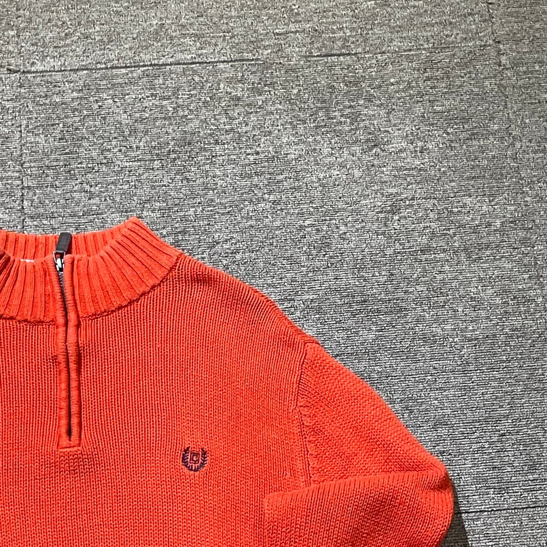 (M) CHAPS 챕스 반집업 니트 상품이미지4