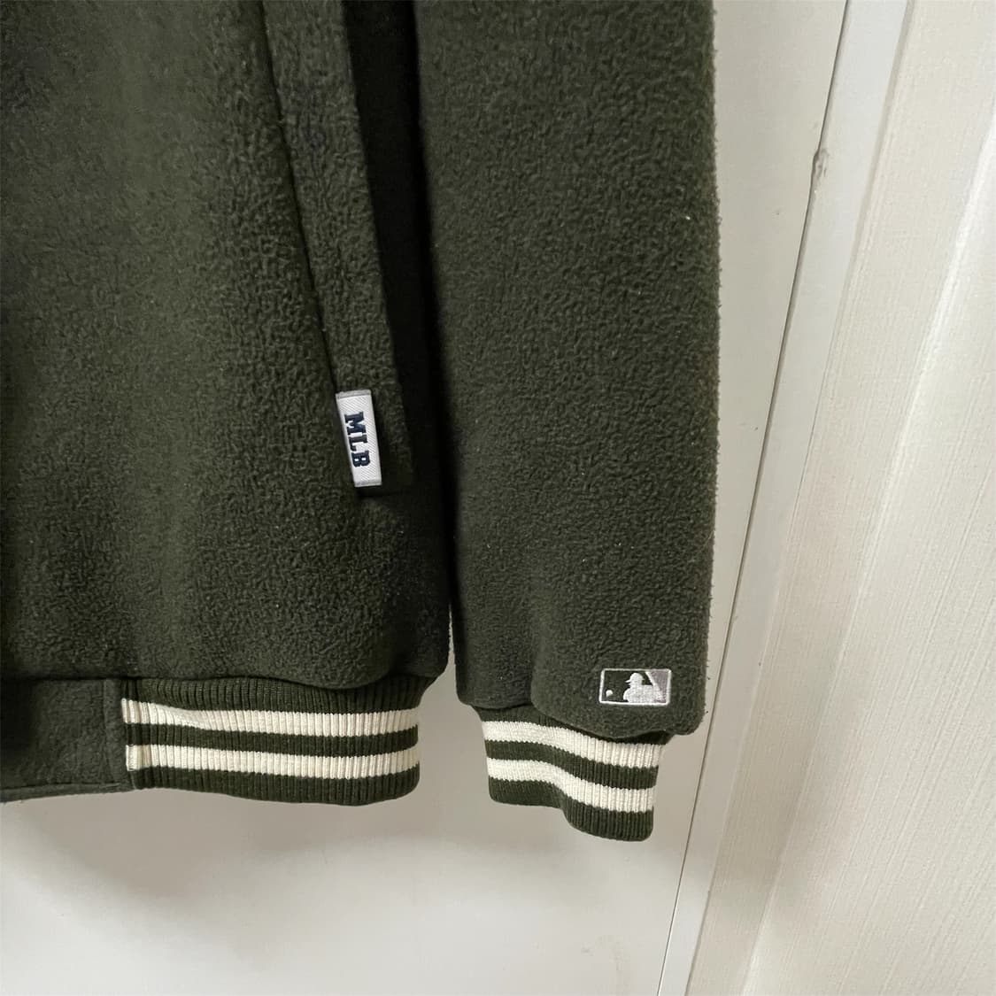 MLB 쉐르파 후드 야구자켓 스타디움 자켓 바시티 자켓 상품이미지5