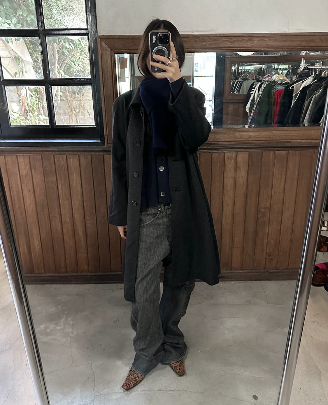 JPV cashmere relaxed coat 상품이미지3