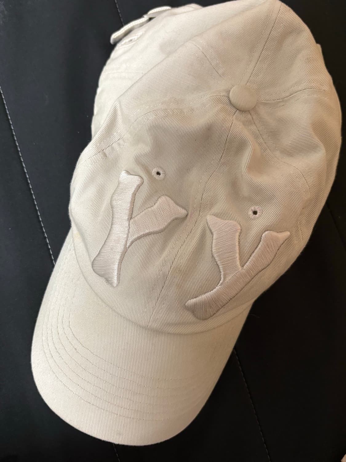 오픈와이와이 하트본 볼캡 아이보리 상품이미지2