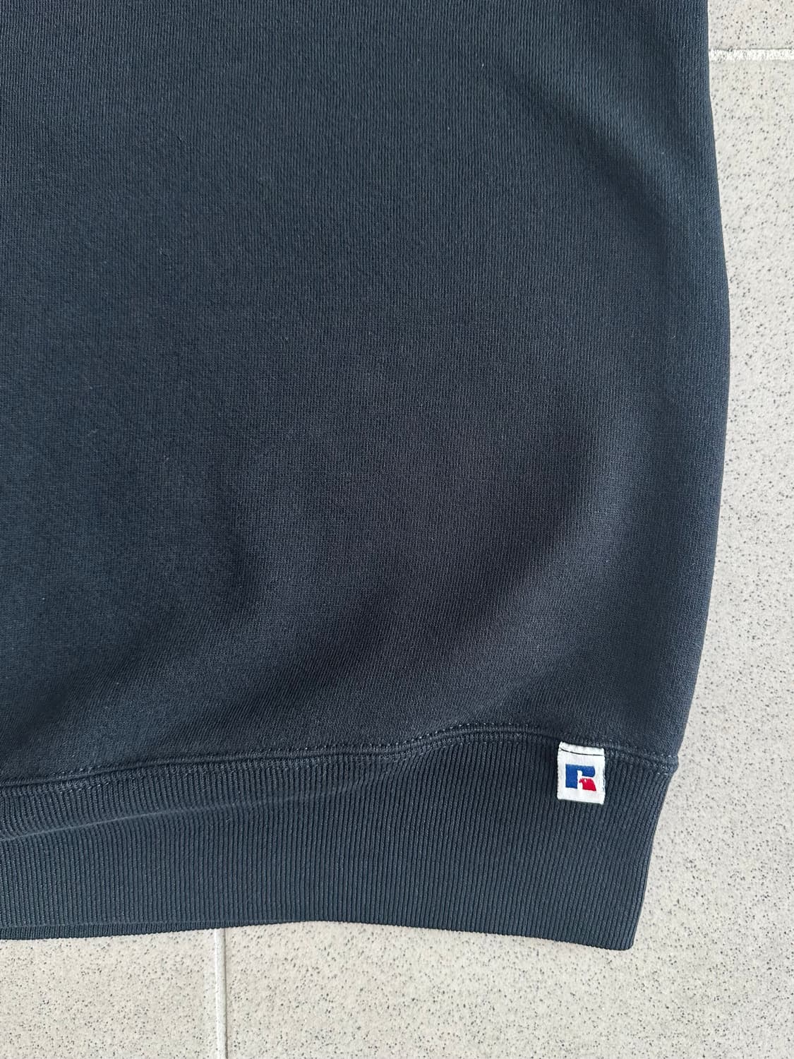 90s 빈티지 러셀 스웻셔츠 블랙 XL 상품이미지3