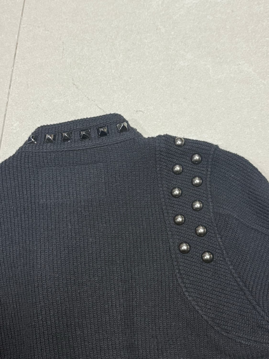 히스테릭 글래머 아카이브 스터드 폭탄 면 라이더 자켓 상품이미지7