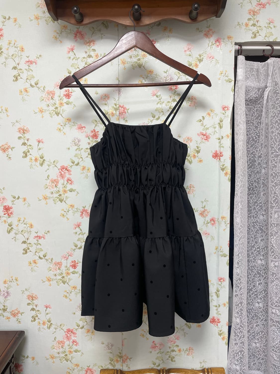 도트 미니 나시 원피스 상품이미지1