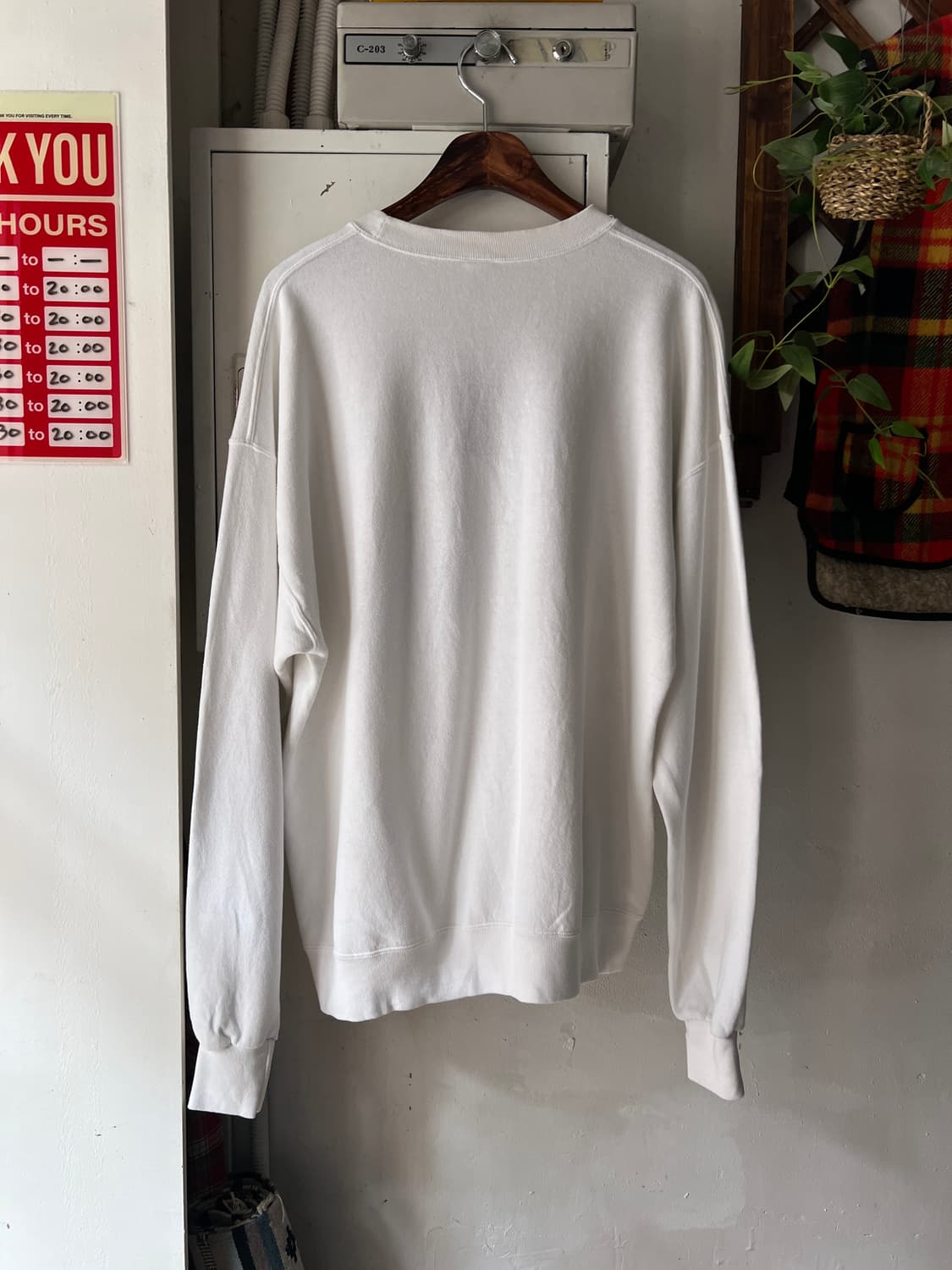 [XL]90's U.S MARINE SISTERS 화이트 스웻셔츠 상품이미지6